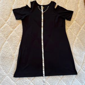 Black short sleeve dress. Size XL